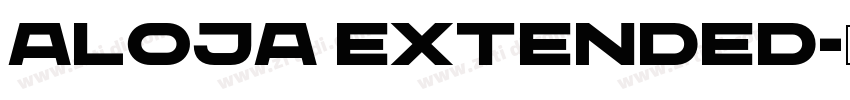 Aloja Extended字体转换